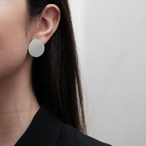 Round Disc Earrings